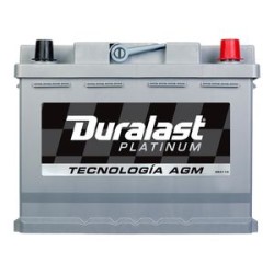 Bateria Duralast Platinum AGM Grupo BCI 47 660 CCA 47-AGM