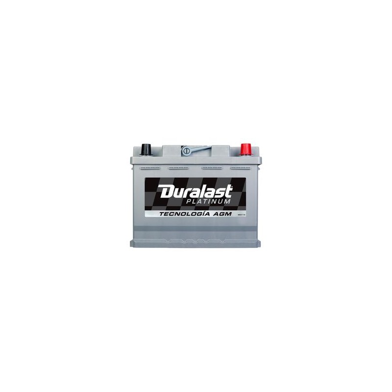 Bateria Duralast Platinum AGM Grupo BCI 47 660 CCA 47-AGM