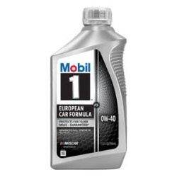 Aceite de Motor Completamente Sintetico Mobil 1 FS European Car Formula 0W-40 1 Cuarto