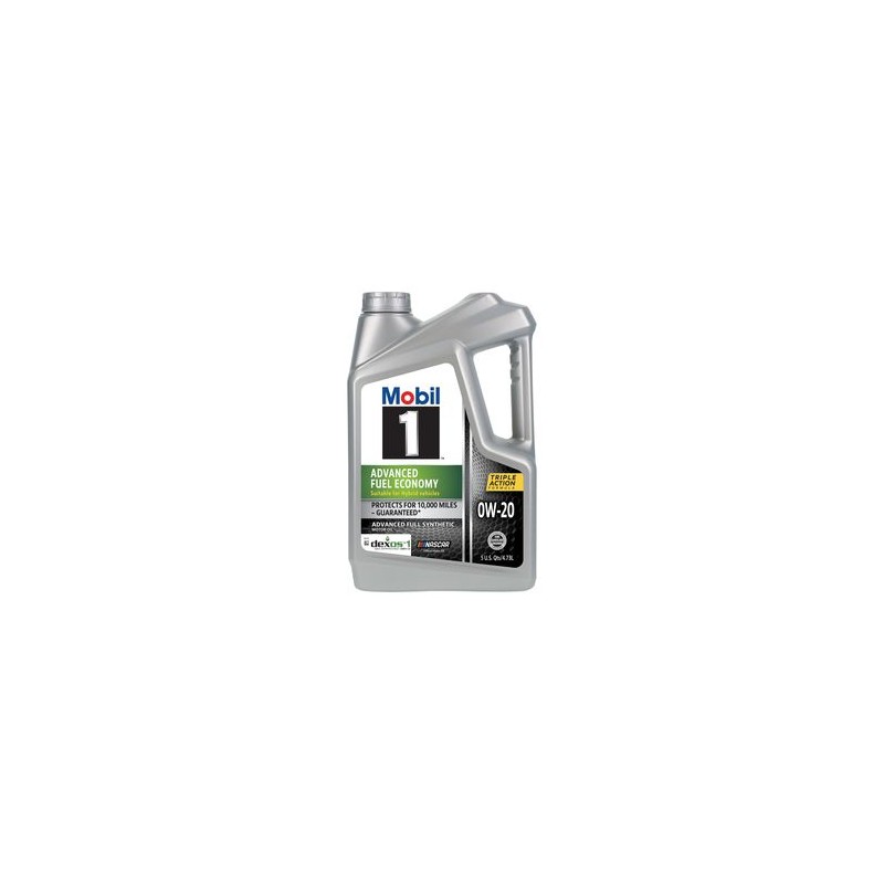 Aceite de Motor Completamente Sintetico Mobil 1 Advanced Fuel Economy 0W-20 5 Cuartos