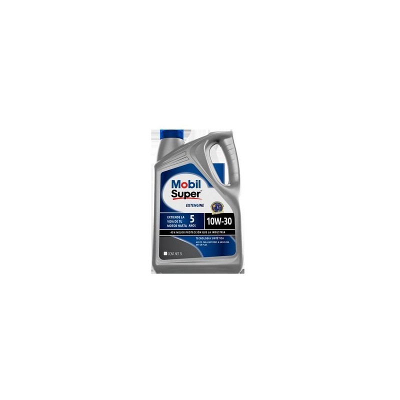 Aceite de Motor Mobil Semi Sintetico 10W-30 5 Litros