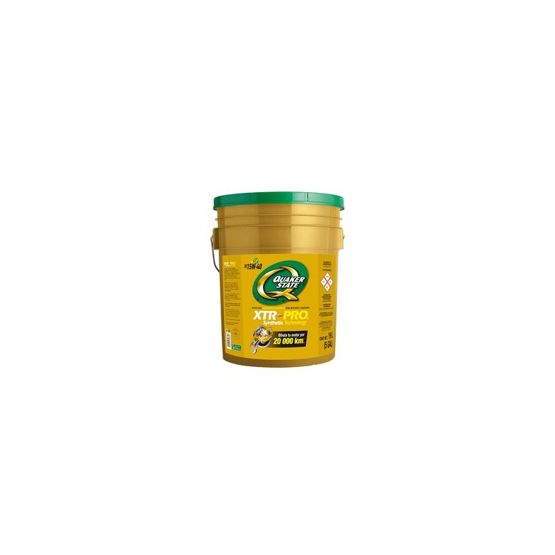 Aceite de Motor Multigrado Quaker State 15W-40 19 Litros