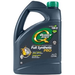 Aceite de Motor Multigrado Sintetico Quaker State 0W-20 5 Litros