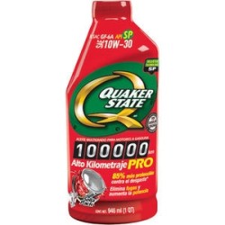 Aceite de Motor Quaker para Alto Kilometraje 10W-30 1 Cuarto