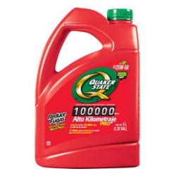 Aceite de Motor de Alto Kilometraje Quaker State High Mileage 25W-50 5 Litros
